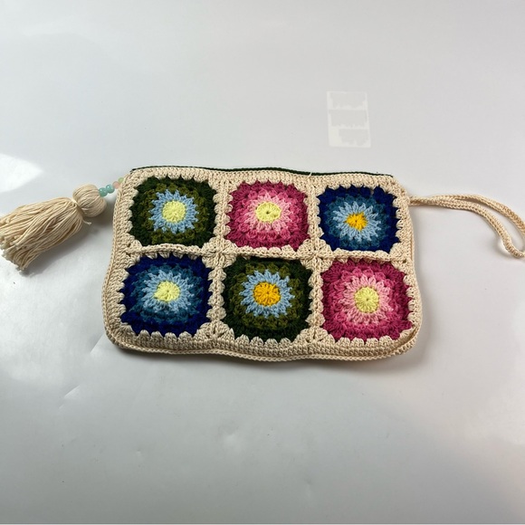 Handmade Granny Square Crochet Bag - Picture 3 of 11